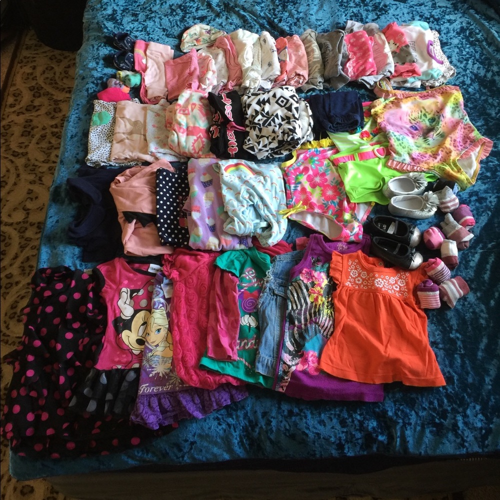 Bundle of baby girl items